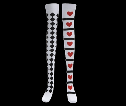 Queen Of Hearts Socks